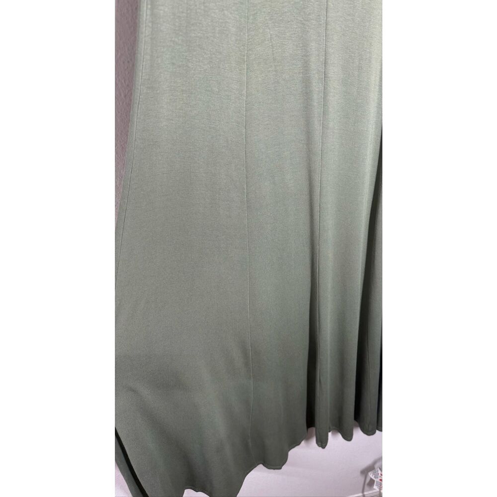 Carnaby Sage Green Maxi Dress Size S Minimalist Boho Flowy European Collection - Picture 8 of 16